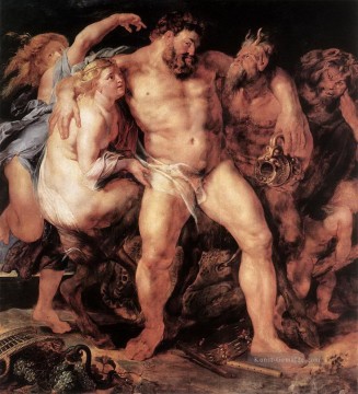 die betrunkenen hercules Peter Paul Rubens Nacktheit Ölgemälde